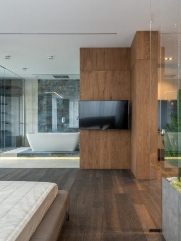 conseils et idées pour Aménager une salle de bains ouverte sur la chambre